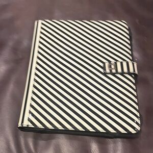 Lodis Black and White Striped iPad Case